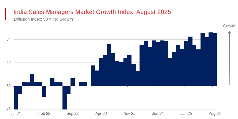The Indian Economy Continues to Grow in August